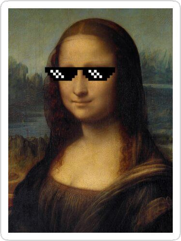 Mona Lisa with Shades
